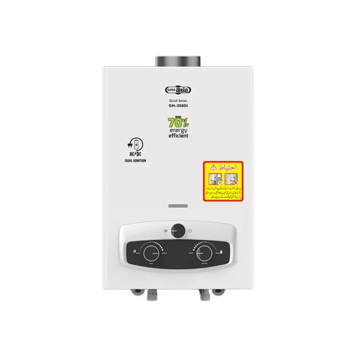 Super Asia Instant Gas Water Heater GH-208Di (NG/LPG) 8L