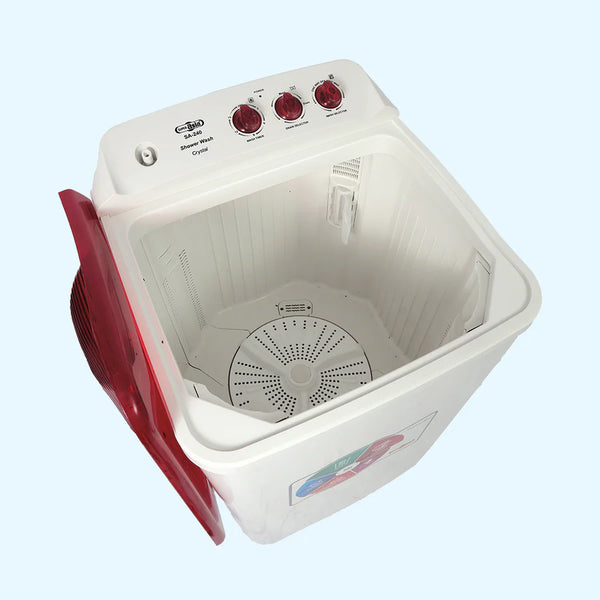 Super Asia Washing Machine SA-240 Shower Wash Crystal