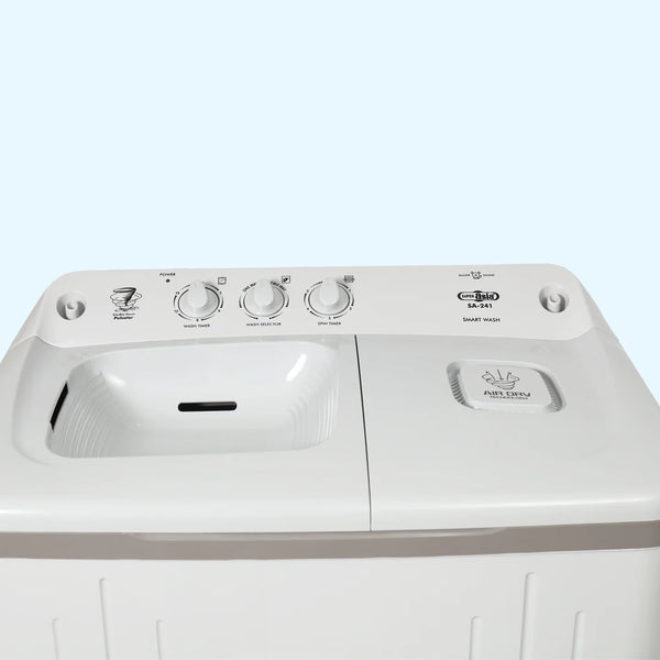 Super Asia Twin Tub Washing Machine SA-241 Smart Wash