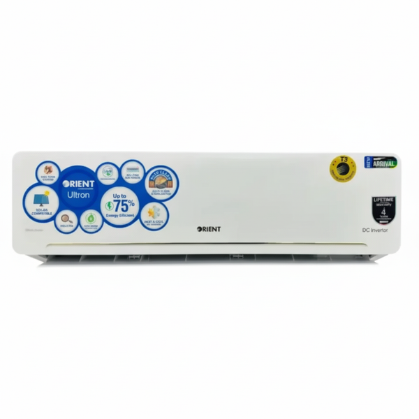 Orient Inverter AC 18G 1.5 Ton Ultron Smile White Gold T3