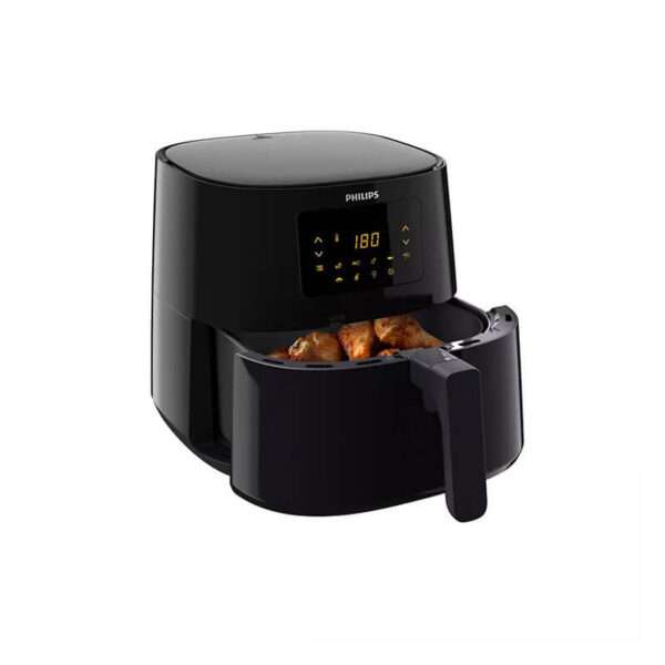 • Rapid Air technology • 1.2Kg, 6.2L • Fry. Bake. Grill. Roast. And even reheat. • Fry with up to 90% less fat* • Digital display with 7 preset cooking programs