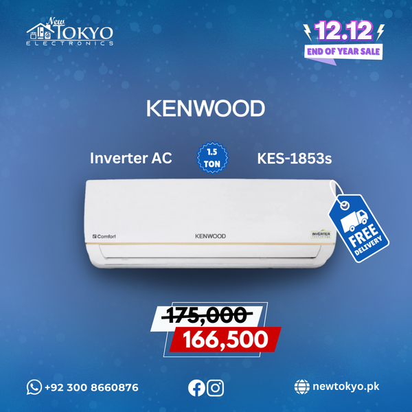 kenwood Inverter AC 1.5 Ton e-comfort plus  KES-1853s