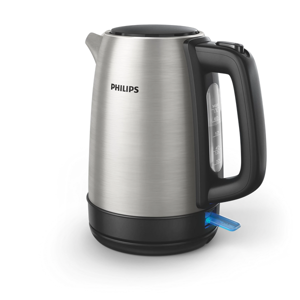 Philips Metal Kettle-Spring Lid, Light indicator HD9350/90