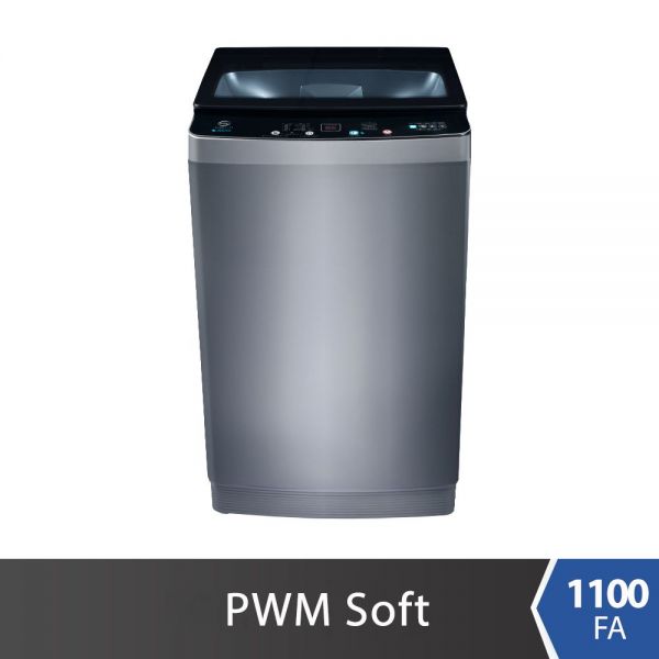 PEL Top Load Automatic Washing Machine PWAM-1100 Grey